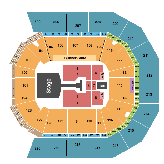 Moody Center ATX Jonas Brothers Seating Chart